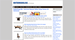 Desktop Screenshot of daftarharga.biz