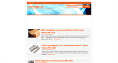 Desktop Screenshot of daftarharga.org